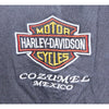 Harley Davidson Cozumel Mexico Embroidered Motorcycle XL Biker T Shirt Tee