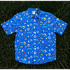 New York Mets The 7 Line T7L “Party Time” Button Up Shirt 2XL NWOT MLB Rare