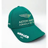 Aston Martin F1 Team Monaco 2022 Hat Aramco Cognizant Green Adjustable Cap