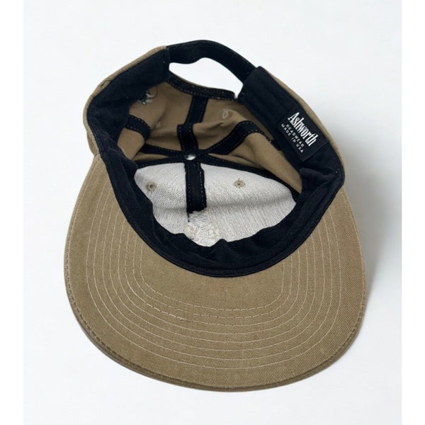 St Andrews Old Course Golf Hat Ashworth USA Tan Adjustable Strapback Vintage Cap
