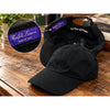 Ralph Lauren Purple Label Cotton Leather Ball Cap Black Made Italy Rare Luxury