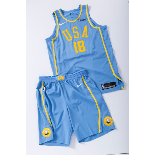 NBA 2018 Rising Stars Team USA Player Issued Nike Shorts Sz 46 +1 2XL