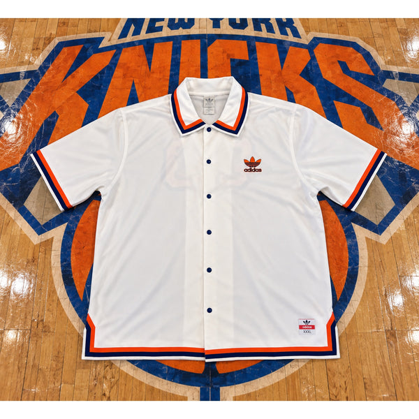 New York Knicks Patrick Ewing Adidas Vintage Warm Up Jersey Shirt 3XL #33