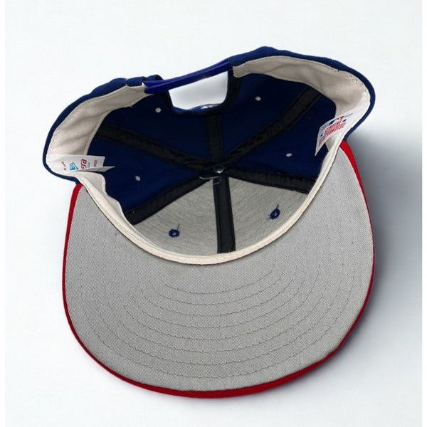 Chicago Cubs MLB New Era Snapback Hat Made In USA Wool Cap M/L 90’s Vintage