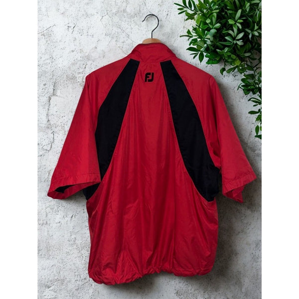 Montclair Golf Club FootJoy DryJoys HydroLite X Rain Shirt Jacket Mens M Red