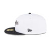 Los Angeles Dodgers New Era Just Caps Optic White 59FIFTY Fitted Hat Sz. 8