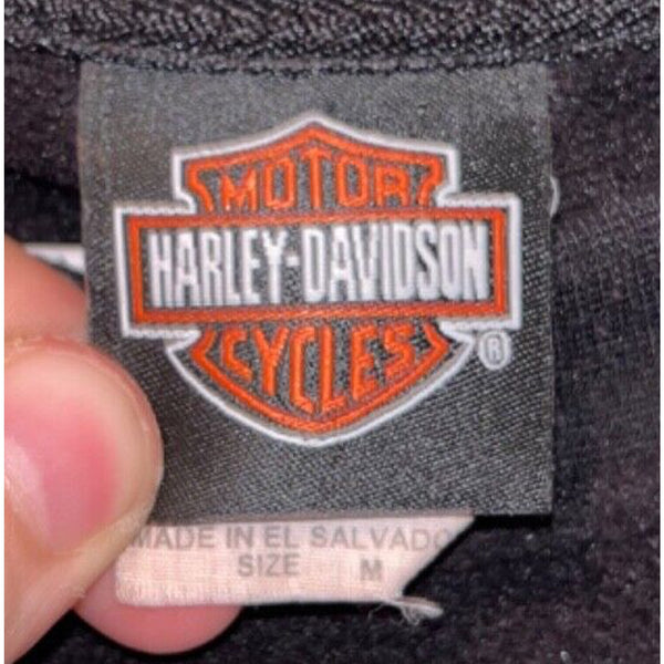 Harley Davidson Smoke Mountain Fleece Jumper Sweatshirt Pullover Motorcycle Sz M