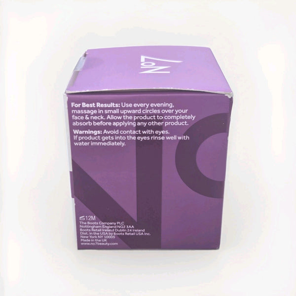 No7 Menopause Skincare Nourishing Overnight Cream 1.69oz NIB Anti Aging Hydrate