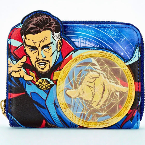 Loungefly Marvel Dr Strange Multiverse Of Madness Zip Around Wallet NWT