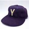 Yale University Ebbets Field Flannels Wool Strapback Hat Cap USA Rare Purple