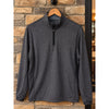 Greyson Tate Mockneck Pullover Men's M Gray Herringbone 1/4 Zip Golf Stretch