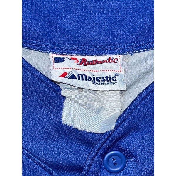 New York Mets Majestic Authentic Cool Base Jersey Blue Men's M Y2K MLB EUC