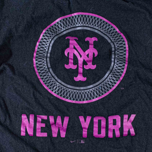 New York Mets Nike 2024 City Connect T-Shirt XL Black Pink NYC MLB Baseball