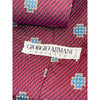 Giorgio Armani Aztec Mens Tie 100% Silk Cravatte Geometric Motif Italy Vintage