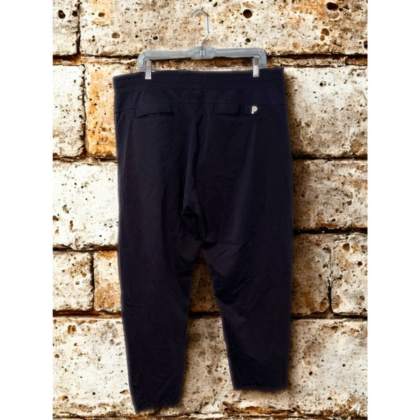 Public Rec Gamechanger Pants Sz. 40x28 Black Stretch Performance Zip Pockets EUC