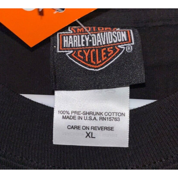 Harley Davidson Gene Lummus Waynesville North Carolina XL Rare Biker T Shirt Tee