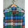 LL Bean Signature 1933 Chamois Cloth Shirt Mens XL Plaid Slim Fit Button Down