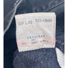Levi's 501 Jeans USA Made Black Faded Denim Button Fly 28x30 1997 Vintage