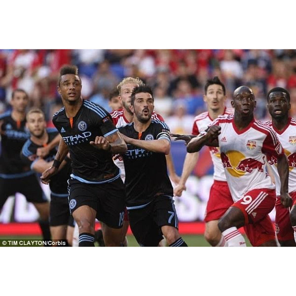 New York Red Bulls Adidas 2015-16 Home Jersey Shirt MLS Soccer Men's XL