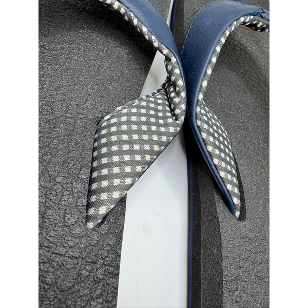 Sanuk Yoga Mat Flip Flop Sandal SWS2908 Navy 100% Authentic Sz. 10 NWOB