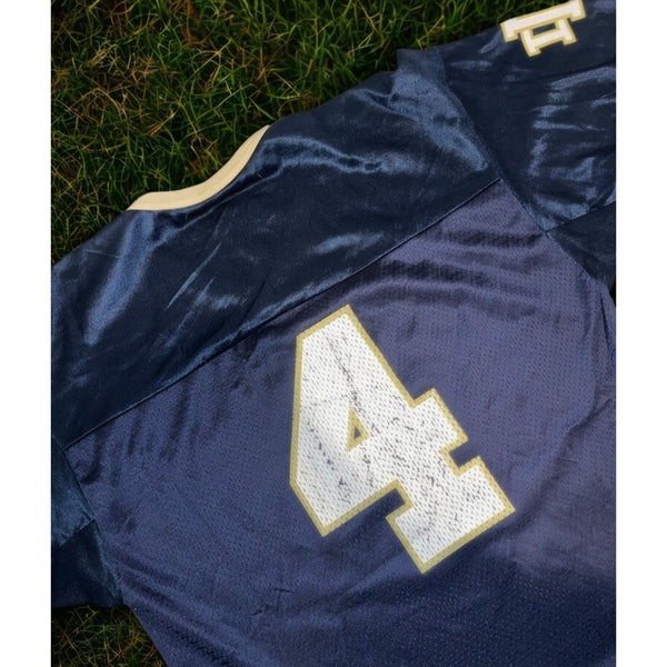 Notre Dame Fighting Irish #4 Football Jersey Champion Made in USA Mens Large 44