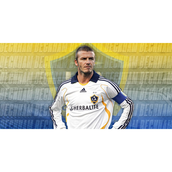 David Beckham #23 Los Angeles Galaxy Jersey M 2007/08 Adidas MLS Long Sleeve