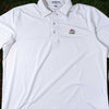 Peter Millar Summer Comfort CNBC Polo Shirt White Performance Golf Large NWOT