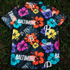 Baltimore Orioles 2024 City Connect Floral Hawaiian Shirt Adult M SGA NWOT MLB