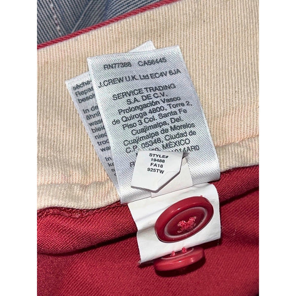 J.Crew 770 Straight Fit Broken-In Chino Pants Men’s 32x32 Red Cotton Khaki