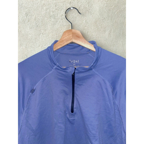 Rhone Session 1/4 Zip Performance Golf Pullover Men’s XL Blue Stretch Pique