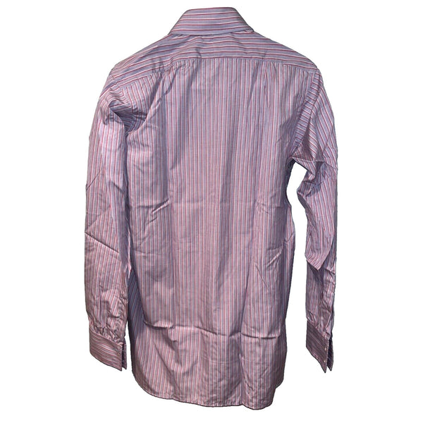 Turnbull & Asser 100% Cotton Striped Dress Shirt 15 1/2 - 39cm England Made VTG