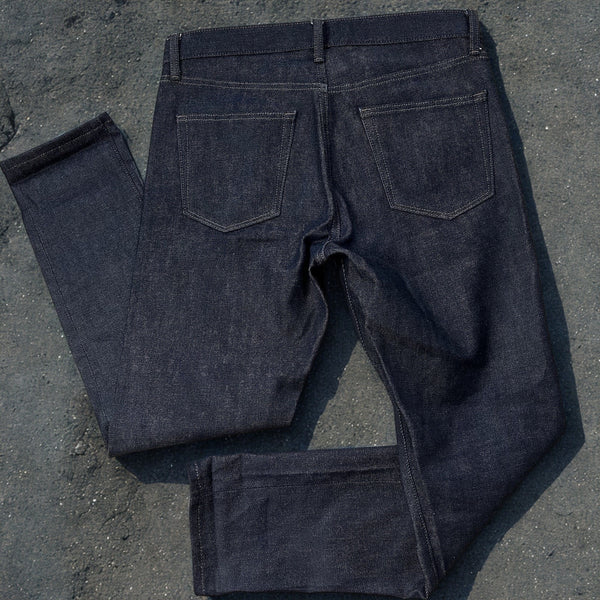 Uniqlo Selvedge Raw Denim Jeans Mens 31x32 Kaihara Japan Slim Straight Indigo