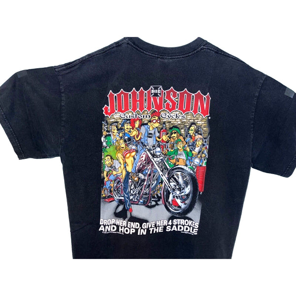 Big Johnson Motorcycles West Coast Choppers OCC Parody XL Biker Motorcycle Faded