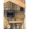 Todd Snyder Plaid Flannel Shirt Mens Medium Brown Button Down Cotton Casual