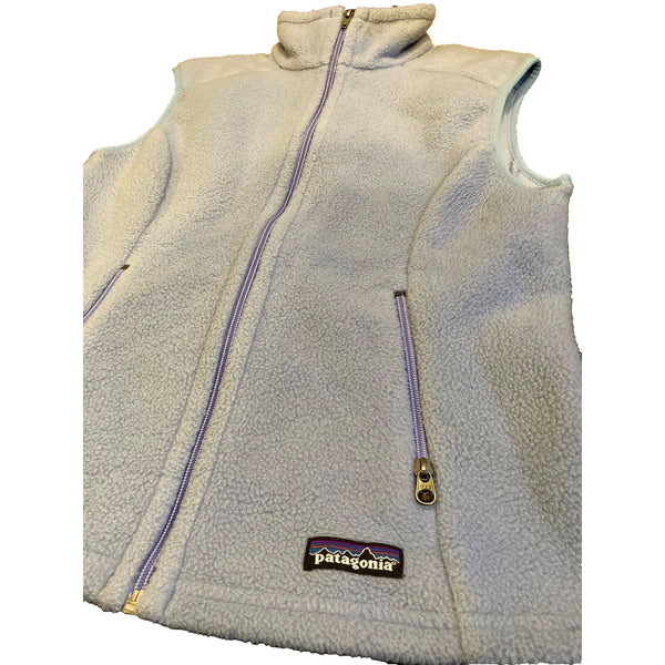 Patagonia Synchilla Vest Womens Small Blue Sweater Outdoors Ladies Vintage