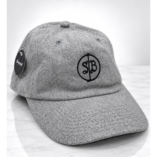 Spring Brook Country Club Imperial Aberdeen Wool Golf Hat Grey Leather Strap NWT