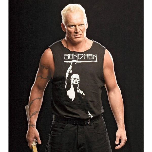 Vintage ECW The Sandman Shirt Adult XL Black Wrestling