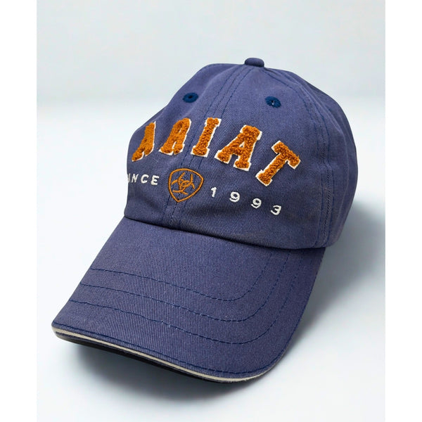 Ariat Since 1993 Hat Blue Adjustable Strapback Dad Cap Western EUC