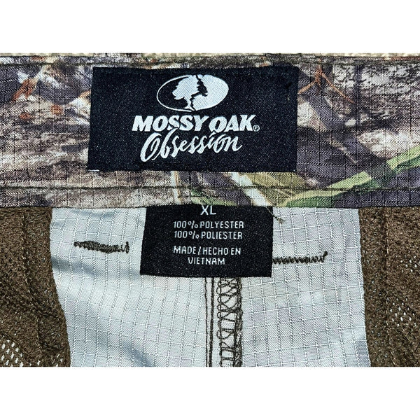 Mossy Oak Obsession Camo Shorts Mens XL NWT Cargo Hunting Outdoor 10” Inseam