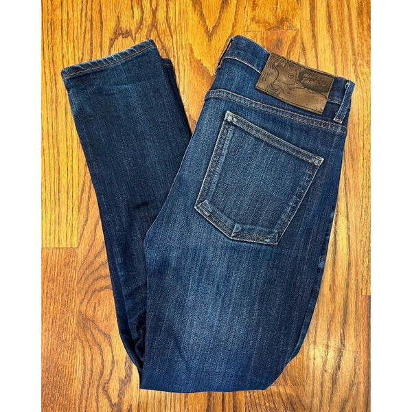 Naked & Famous Stacked Guy Jeans Mens 32x28 Stretch Slim Fit Japanese Denim