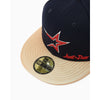 Houston Astros Astrodome Just Don New Era 59FIFTY Fitted Hat 7 1/8 Navy Rare