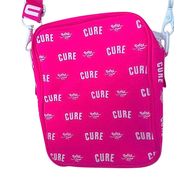 CURE x Rolling Loud Hot Pink 3M Reflective Messenger Bag NIB RARE