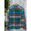 LL Bean Signature 1933 Chamois Cloth Shirt Mens XL Plaid Slim Fit Button Down
