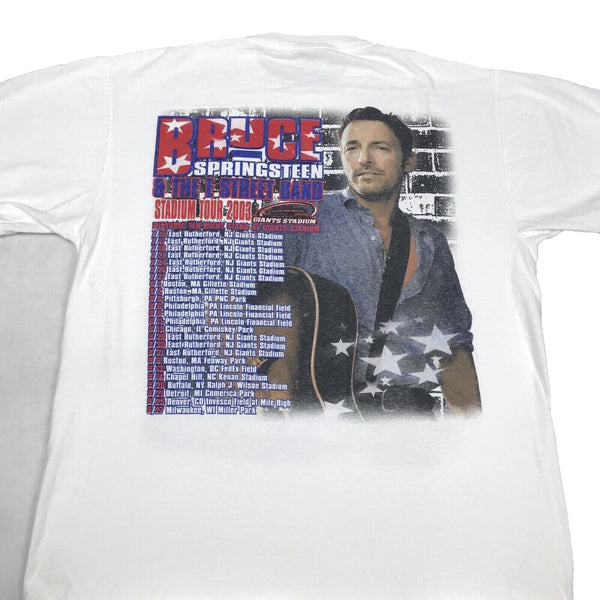 Bruce Springsteen & The E Street Band 2003 Stadium Tour Giants Stadium Tee Sz XL