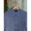 Polo Ralph Lauren Shirt L Slim Fit Check 100% Cotton Stretch Pony Logo
