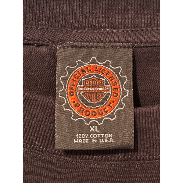 Harley Davidson Classic Emblem San Diego USA XL Rare Biker T Shirt Tee