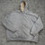 L.L.Bean Katahdin Iron Works Sherpa Lined Full Zip Hoodie Men's Large Gray
