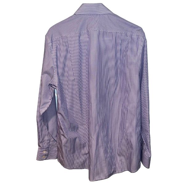 Charles Tyrwhitt Dress Shirt Non Iron Slim Fit Stripe Men's 16.5/34