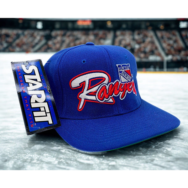 New York Rangers Starter Starfit Fitted Hat 6 5/8–7 1/8 Vintage NWT