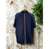 Nike Tiger Woods TW Perforated Panel Polo Blue Gray 585783 Men’s Sz M Golf EUC